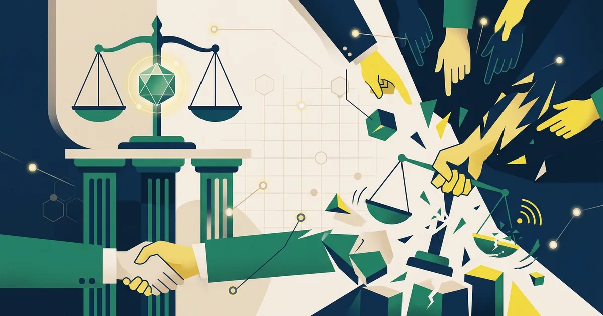Ilustração educacional sobre A cultura do vigilantismo e os perigos da justiça com as próprias mãos na era digital (Direito e Cidadania)