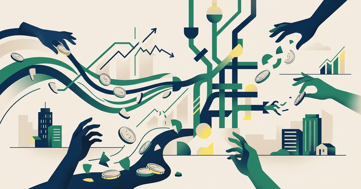 Ilustração educacional sobre Os desafios do combate à pirataria no Brasil (Economia)