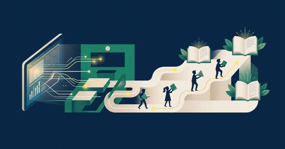 Ilustração educacional sobre A infância mediada por telas - os impactos da tecnologia no desenvolvimento cognitivo e no processo de pré-alfabetização (Educação)