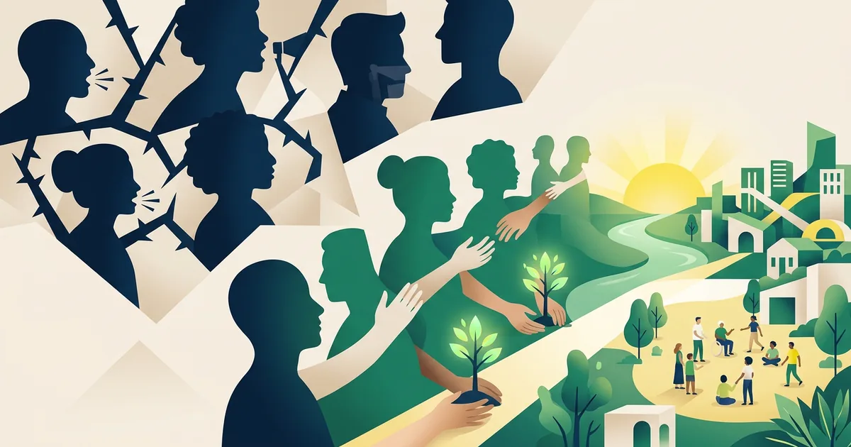 Ilustração educacional sobre Caminhos para o combate à cultura do cancelamento nas redes sociais (Questões Sociais)
