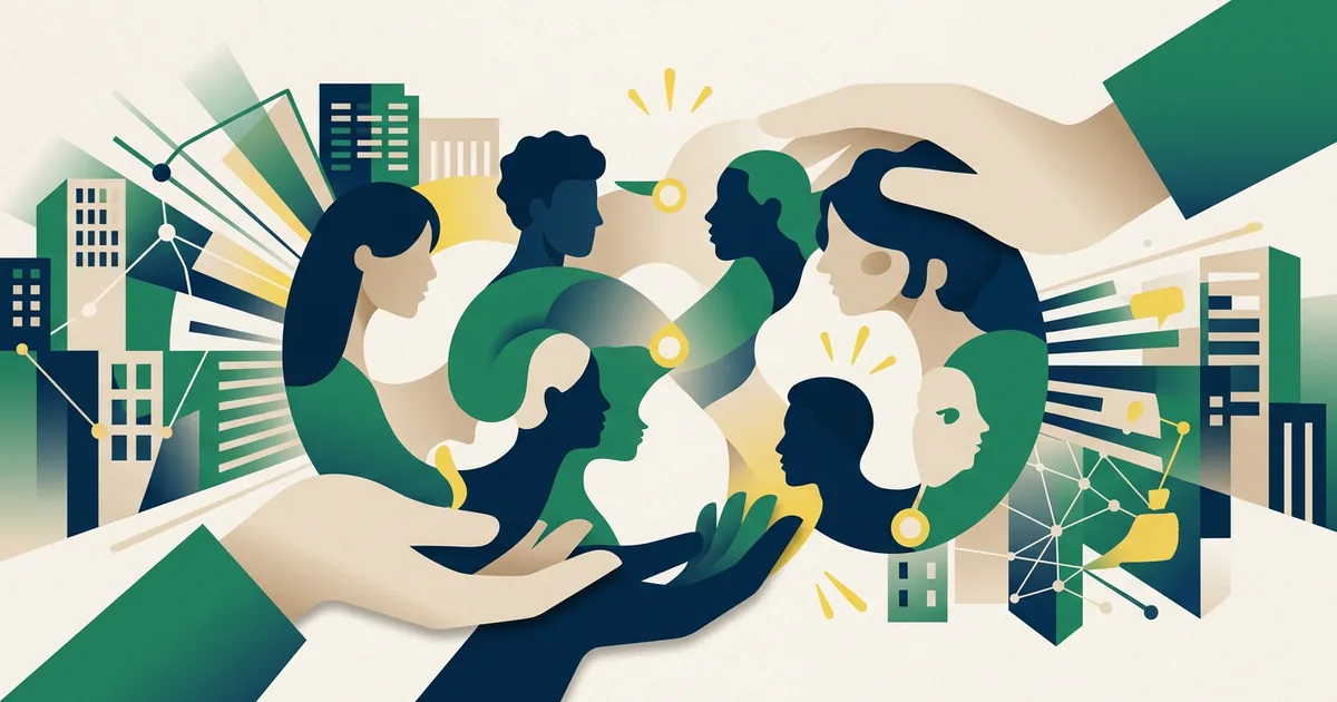 Ilustração educacional sobre Os impactos da cultura da aparência na construção da identidade juvenil no Brasil (Questões Sociais)