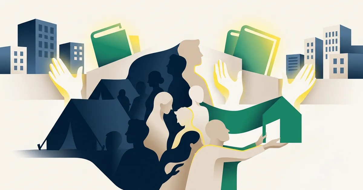 Ilustração educacional sobre A invisibilidade social dos povos ciganos na sociedade brasileira (Questões Sociais)
