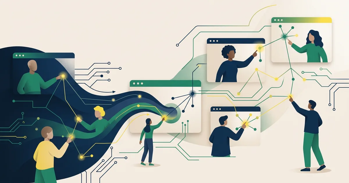 Ilustração educacional sobre Caminhos para a promoção da alfabetização digital na sociedade brasileira (Tecnologia)